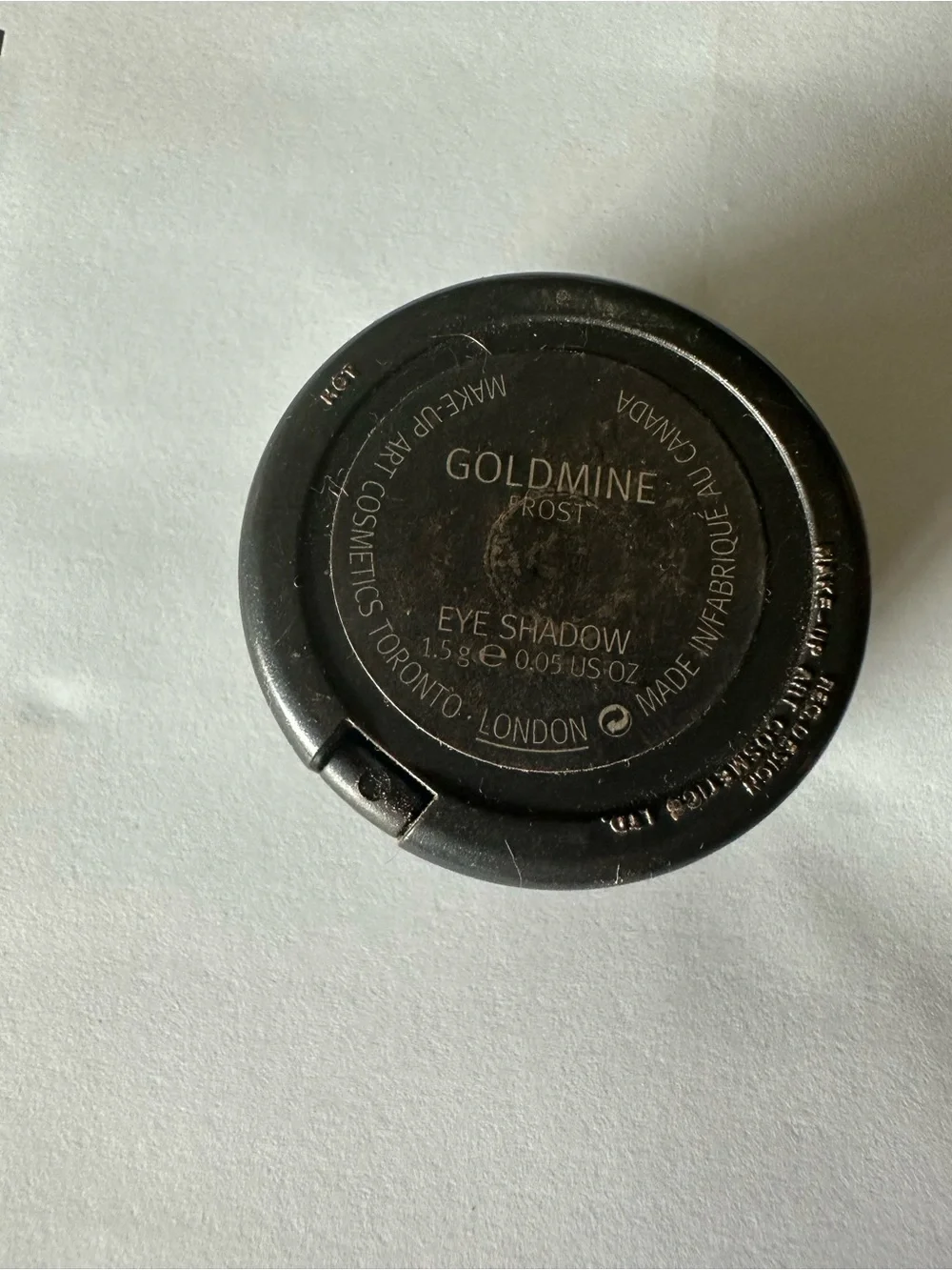MAC Cosmetics Shimmery Golden Bronze Baked Eyeshadow